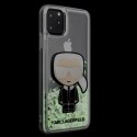 Karl Lagerfeld KLHCN65GLGIRKL iPhone 11 Pro Max hardcase Ikonik Glitter Glow in the dark