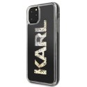 Karl Lagerfeld KLHCN65KAGBK iPhone 11 Pro Max czarny/black Karl logo Glitter