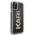 Karl Lagerfeld KLHCN65KAGBK iPhone 11 Pro Max czarny/black Karl logo Glitter