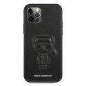 Karl Lagerfeld KLHCP12LPCUIKBK iPhone 12 Pro Max 6,7" czarny/black hardcase Karl Ikonik Outline