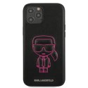 Karl Lagerfeld KLHCP12LPCUIKPI iPhone 12 Pro Max 6,7" różowy/pink hardcase Karl Ikonik Outline