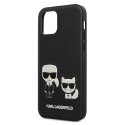 Karl Lagerfeld KLHCP12LPCUSKCBK iPhone 12 Pro Max 6,7" czarny/black hardcase Ikonik Karl & Choupette