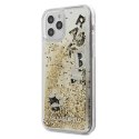 Karl Lagerfeld KLHCP12LROGO iPhone 12 Pro Max 6,7" złoty/gold hardcase Glitter Charms