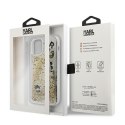 Karl Lagerfeld KLHCP12LROGO iPhone 12 Pro Max 6,7" złoty/gold hardcase Glitter Charms