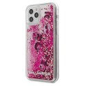 Karl Lagerfeld KLHCP12LROPI iPhone 12 Pro Max 6,7" różowy/pink hardcase Glitter Charms