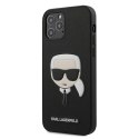 Karl Lagerfeld KLHCP12LSAKHBK iPhone 12 Pro Max 6,7" czarny/black hardcase Saffiano Ikonik Karl`s Head