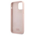 Karl Lagerfeld KLHCP12LSLCHLP iPhone 12 Pro Max 6,7" hardcase jasno różowy/light pink Silicone Choupette