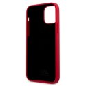 Karl Lagerfeld KLHCP12LSLKLRE iPhone 12 Pro Max 6,7" Silicone Stack Logo czerwony/red