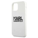 Karl Lagerfeld KLHCP12LSLKLWH iPhone 12 Pro Max 6,7" Silicone Stack Logo biały/white