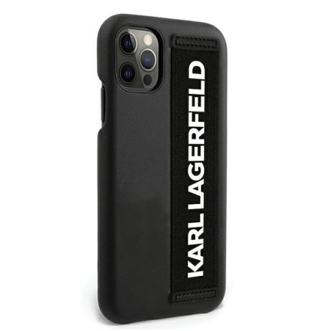 Karl Lagerfeld KLHCP12LSTKLBK iPhone 12 Pro Max 6,7" czarny/black hardcase