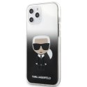 Karl Lagerfeld KLHCP12LTRDFKBK iPhone 12 Pro Max 6,7" czarny/black hardcase Gradient Ikonik Karl