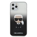 Karl Lagerfeld KLHCP12LTRDFKBK iPhone 12 Pro Max 6,7" czarny/black hardcase Gradient Ikonik Karl