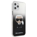 Karl Lagerfeld KLHCP12LTRDFKBK iPhone 12 Pro Max 6,7" czarny/black hardcase Gradient Ikonik Karl