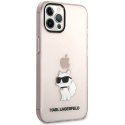 Karl Lagerfeld KLHCP12MHNCHTCP iPhone 12 /12 Pro 6,1" różowy/pink hardcase Ikonik Choupette