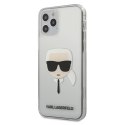 Karl Lagerfeld KLHCP12MKTR iPhone 12/12 Pro 6,1" hardcase Transparent Karl`s Head