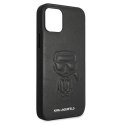 Karl Lagerfeld KLHCP12MPCUIKBK iPhone 12/12 Pro 6,1" czarny/black hardcase Karl Ikonik Outline