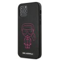 Karl Lagerfeld KLHCP12MPCUIKPI iPhone 12/12 Pro 6,1" różowy/pink hardcase Karl Ikonik Outline