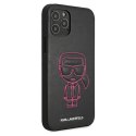 Karl Lagerfeld KLHCP12MPCUIKPI iPhone 12/12 Pro 6,1" różowy/pink hardcase Karl Ikonik Outline