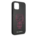 Karl Lagerfeld KLHCP12MPCUIKPI iPhone 12/12 Pro 6,1" różowy/pink hardcase Karl Ikonik Outline