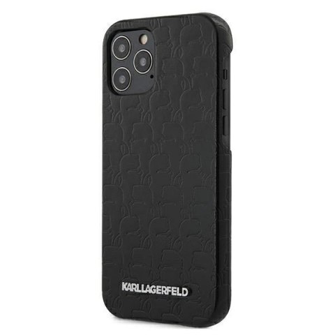 Karl Lagerfeld KLHCP12MPUKBK iPhone 12/12 Pro 6,1" czarny/black hardcase Kameo