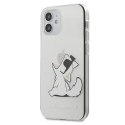 Karl Lagerfeld KLHCP12SCFNRC iPhone 12 mini 5,4" transparent hardcase Choupette Fun