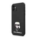 Karl Lagerfeld KLHCP12SIKMSBK iPhone 12 mini 5,4" czarny/black hardcase Saffiano Ikonik Metal