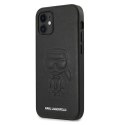 Karl Lagerfeld KLHCP12SPCUIKBK iPhone 12 mini 5,4" czarny/black hardcase Karl Ikonik Outline