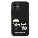 Karl Lagerfeld KLHCP12SPCUSKCBK iPhone 12 mini 5,4" czarny/black hardcase Ikonik Karl & Choupette