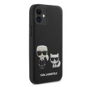 Karl Lagerfeld KLHCP12SPCUSKCBK iPhone 12 mini 5,4" czarny/black hardcase Ikonik Karl & Choupette