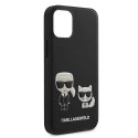 Karl Lagerfeld KLHCP12SPCUSKCBK iPhone 12 mini 5,4" czarny/black hardcase Ikonik Karl & Choupette