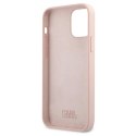 Karl Lagerfeld KLHCP12SSLCHLP iPhone 12 mini 5,4" hardcase jasno różowy/light pink Silicone Choupette