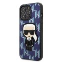 Karl Lagerfeld KLHCP13LPMNIKBL iPhone 13 Pro / 13 6,1" hardcase niebieski/blue Monogram Ikonik Patch