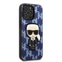 Karl Lagerfeld KLHCP13LPMNIKBL iPhone 13 Pro / 13 6,1" hardcase niebieski/blue Monogram Ikonik Patch