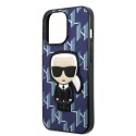 Karl Lagerfeld KLHCP13LPMNIKBL iPhone 13 Pro / 13 6,1" hardcase niebieski/blue Monogram Ikonik Patch