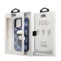 Karl Lagerfeld KLHCP13LPMNIKBL iPhone 13 Pro / 13 6,1" hardcase niebieski/blue Monogram Ikonik Patch