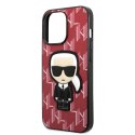 Karl Lagerfeld KLHCP13LPMNIKPI iPhone 13 Pro / 13 6,1" hardcase czerwony/red Monogram Ikonik Patch