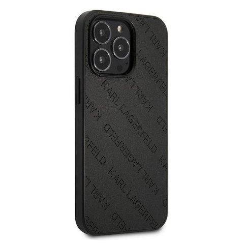 Karl Lagerfeld KLHCP13LPTLK iPhone 13 Pro / 13 6,1" hardcase czarny/black Perforated Allover