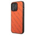 Karl Lagerfeld KLHCP13LPTLO iPhone 13 Pro / 13 6,1" hardcase pomarańczowy/orange Perforated Allover