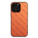 Karl Lagerfeld KLHCP13LPTLO iPhone 13 Pro / 13 6,1" hardcase pomarańczowy/orange Perforated Allover