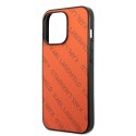 Karl Lagerfeld KLHCP13LPTLO iPhone 13 Pro / 13 6,1" hardcase pomarańczowy/orange Perforated Allover