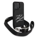 Karl Lagerfeld KLHCP13LSAKLCK iPhone 13 Pro / 13 6,1" hardcase czarny/black Saffiano Autograph