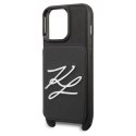 Karl Lagerfeld KLHCP13LSAKLCK iPhone 13 Pro / 13 6,1" hardcase czarny/black Saffiano Autograph