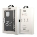 Karl Lagerfeld KLHCP13LSAKLCK iPhone 13 Pro / 13 6,1" hardcase czarny/black Saffiano Autograph