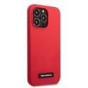 Karl Lagerfeld KLHCP13LSLMP1R iPhone 13 Pro / 13 6,1" hardcase czerwony/red Silicone Plaque