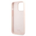 Karl Lagerfeld KLHCP13LSSKCI iPhone 13 Pro / 13 6,1" hardcase jasno różowy/light pink Silicone Karl & Choupette