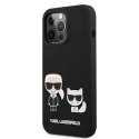 Karl Lagerfeld KLHCP13LSSKCK iPhone 13 Pro / 13 6,1" hardcase czarny/black Silicone Karl & Choupette