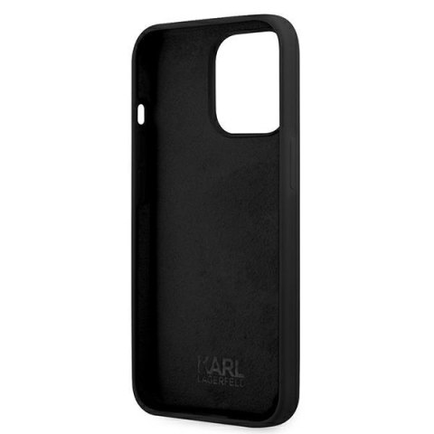 Karl Lagerfeld KLHCP13LSSKCK iPhone 13 Pro / 13 6,1" hardcase czarny/black Silicone Karl & Choupette