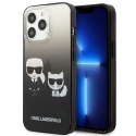 Karl Lagerfeld KLHCP13LTGKCK iPhone 13 Pro / 13 6,1" hardcase czarny/black Gradient Ikonik Karl & Choupette