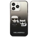 Karl Lagerfeld KLHCP13LTGKCK iPhone 13 Pro / 13 6,1" hardcase czarny/black Gradient Ikonik Karl & Choupette