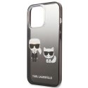 Karl Lagerfeld KLHCP13LTGKCK iPhone 13 Pro / 13 6,1" hardcase czarny/black Gradient Ikonik Karl & Choupette